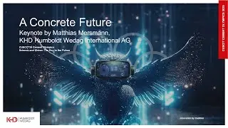 A Concrete Future: KHD's Matthias Mersmann Delivers CUSCIT'25 Keynote