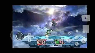 Wario vs Yoshi sur Super Smash Bros Brawl emulateur