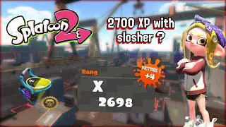 SPLATOON 2 - Road To 2700XP in Splat Zone with Slosher (X Rank) [FR]