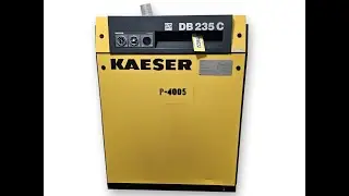 Used 25HP Kaeser Omega Plus DB235C Rotary Lobe Vacuum Blower Package