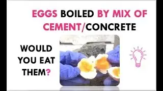 Making Hard Boiled Eggs With Concrete (SEE For Yourself!)