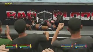 WWE 2K25 Исла Доун и Эй Джей Ли против Джакары Джексон и Лэша Легенда. Командный матч по правилам...