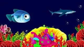 🐠 Deep Sleep for Babies & Fish! 10-Minute Calming Fish Lullaby | Relaxing Ocean White Noise