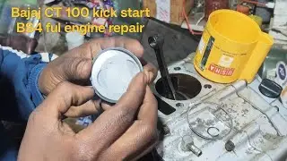 Bajaj CT 100 BS4 kick start full engine repair Apna auto service #bike #shorts #yt #comedy #india 