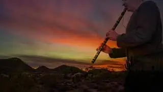 &ldquo;Ancient Sounds&rdquo; Desert Mohave Style 6 Hole &ldquo;Rim Blown Flute&rdquo; B minor