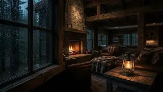 Focused Minds Only: Cozy Rain Background for Work 🕰️🌧️
