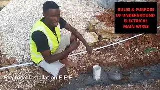 HOW TO RUN UNDERGROUND ELECTRICAL MAIN WIRES TO A HOUSE !! ASK MUNDO