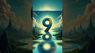 Giant 9 to 0 in a Surreal Dreamscape  #countdownvideo  #SurrealArt #MindBlowingArt #MagicalScenes