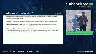 Authenticate 2022: Update on NIST's digital identity guidelines