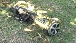 Hoverboard catches fire in Agat home