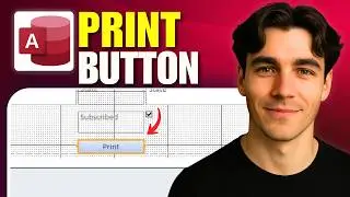 How To Put A Print Button On A Report In Microsoft Access (Tutorial 2026)