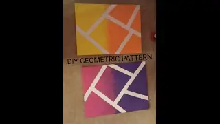 DIY Geometric Pattern Painting