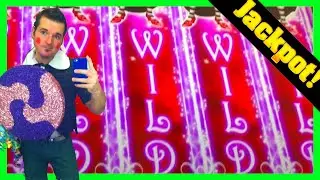 MASSIVE JACKPOT HAND PAY 💥🙀💥 On Munchkinland Wizard Of Oz Slot Machine