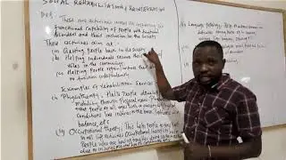 SOCIAL REHABILITATION AND REINTEGRATION