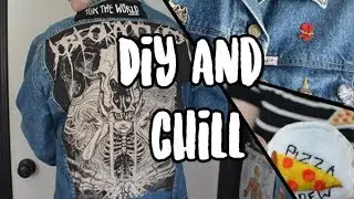 Create And Chill | DIY Pizza Patch + Custom Denim Jacket