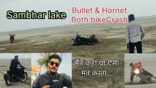 Bullet classic cresh 😭 sambhar lake rider 🥹 #acidente #ride #subscribe #supportme #vlog #RJ_60_Rider