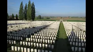 Tyne Cot Cemetery Plot XVI in the Great War