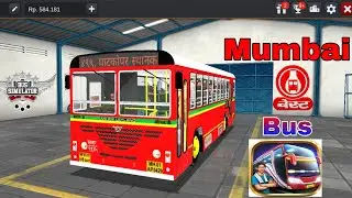499 Ghatkopar Mumbai's B.E.S.T Bus Ashok Leyland in Bus Simulator Indonesia