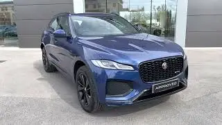 Одобренный подержанный Jaguar F-Pace R-Dynamic SE D200 MHEV в цвете Blue Fire &mdash; DL21FLE &mdash; Jaguar Crewe
