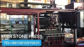 Kerb stone and slab hydraulic press machine