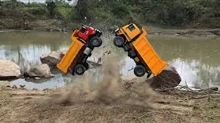 The challenge of RC cars crashing into each other, RC car accidents