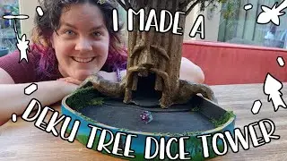 I made a Deku Tree Dice Tower!