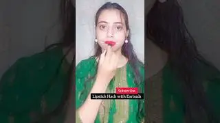 Lipstick Hack with Earbuds 😨 #viral #earbuds #lipstick #hack #shots