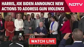 Biden Gun Control  LIVE | Kamala Harris, Joe Biden Announce New Actions To Address Gun Violence