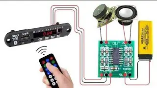 PAM 8430 ic temporary audio amplifier  #amplifier #diy  #viralshot 