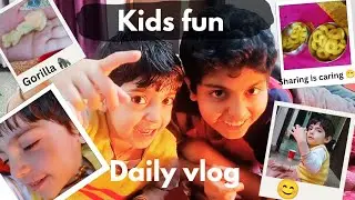 Kids Fun After School 🏫 | Laccha Paratha & Gorilla | Nirvit & Aarav Comedy | Sharma&rsquo;s family Vlog