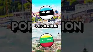 Estonia vs Lithuania - 250 sub special #shorts #vs #world #trending #asia #europe #countryballs
