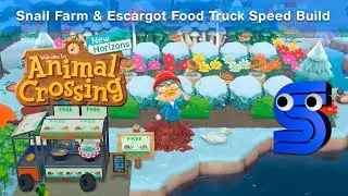 Snail Farm 🐌 & Escargot Food Truck 🚚 Speed Build | Animal Crossing New Horizons
