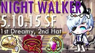 Maplestory Night Walker LAST 5.10.15 Star Force Gains/Loss (Eternal Hat &  1st Dreamy Belt)