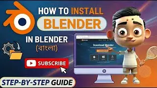 How to Download and Install Blender for Free | Blender Installation Step-by-Step Guide for Beginners