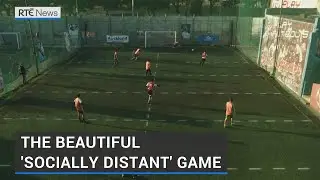 'Human table football' kicks off in Argentina