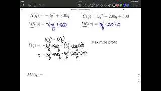 Marginal Revenue, Cost, and Profit | Maximize Profit