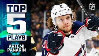 Top 5 Artemi Panarin plays from 2018-19
