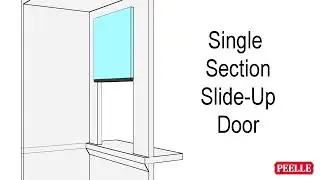 Single Section Slide Up Door