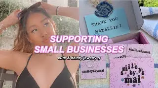PO BOX UNBOXING SUPPORTING SMALL BUSINESSES!!! | natalliechann