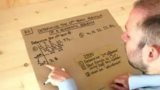 Key Skill - Determine the nth term formula of a quadratic sequence.