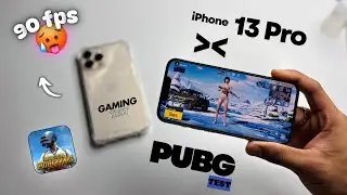 iPhone 13 Pro PUBG Test 🔥 | 90 FPS Smooth Gameplay | iOS 26.1 Gaming Review