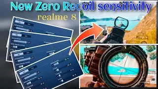 Realme 8 and Realme 7 PUBG 1.9 Zero Recoil Sensitivity.
