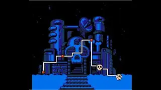 Mega Man 4 - Wily Castle stage 4 (Wily Machine 4 / Wily Capsule) forced weapon, no damage