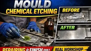 Plastic Mould Chemical Texturing Work at Aa Pee Engineering Works Sidcul Haridwar . #trending 
