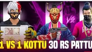 1v1 Kottu 30 pattu  Tarun gaming yt Happy New year family💝#go1k #freefire #telugu#tarungamingyt