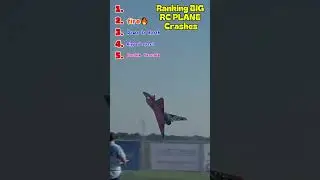 RANKING Top BIG RC PLANE Crashes 😱😱