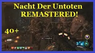 Black Ops 3 Zombies (Nacht Der Untoten REMASTERED) 2nd Run 40+ Rounds PS4 2017 Gameplay