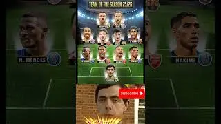 🚨 Team of the Season 2025/26 so far #mbappe #kane #lamineyamal #pedri #declanrice #olise #hakimi