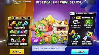 Brawl Pass Season 49!😎💳 + Dragons and Fairies Skins!🐲🧚&zwj;♀️- Brawl Stars