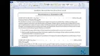 Expert Resume Formatting Tips